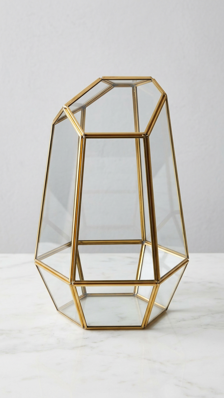 Geometric Glass Terrarium